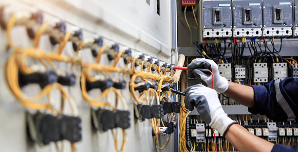 Professional Electrician technician working in Georgetown, CT